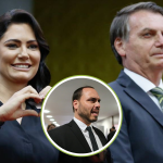 Bolsonaro revela que Carlos e Michelle não se falam: “Tem um problema lá atrás”