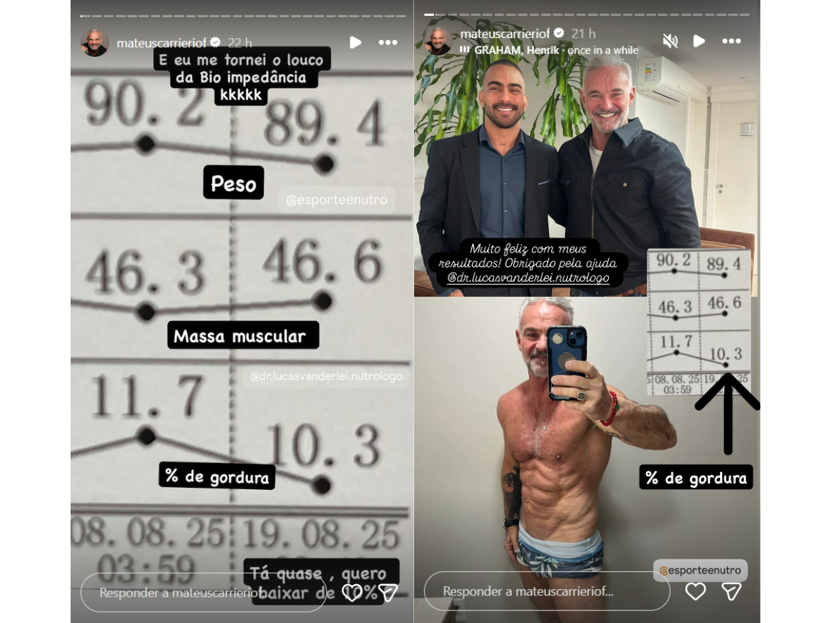 Reprodução Instagram @mateuscarrieriof/ montagem 
