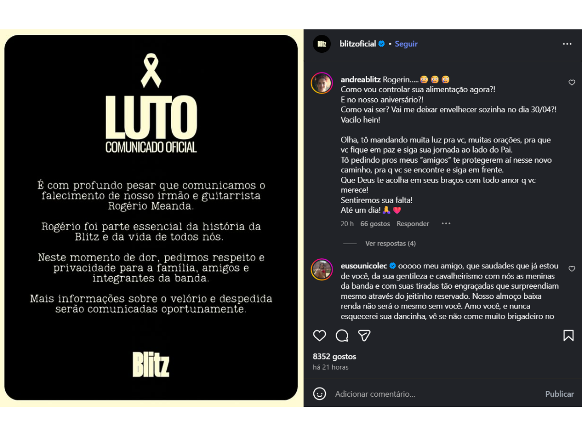 Reprodução Instagram @blitzoficial
