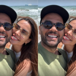 Mulher de Daniel Alves, Joana Sanz faz rara postagem com o ex-jogador nas redes