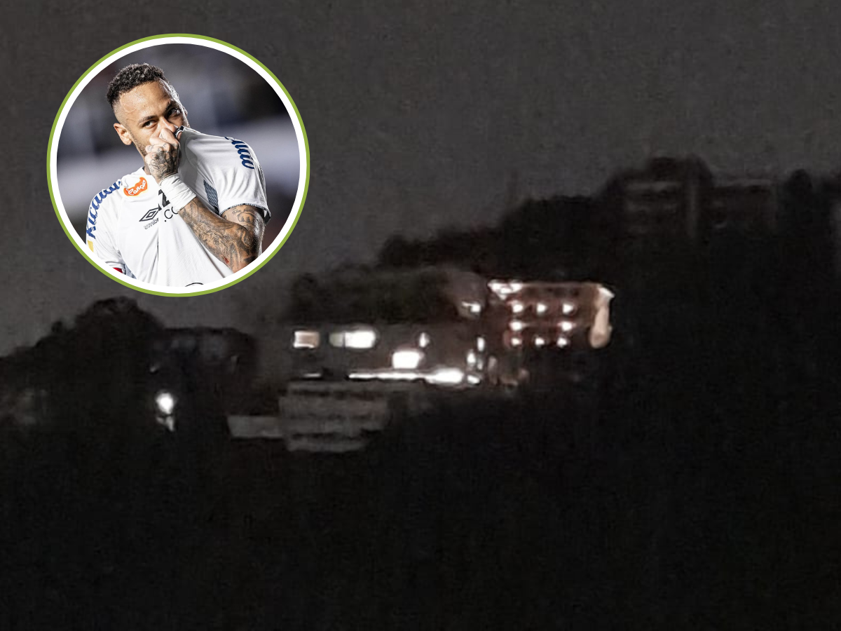 Mansão de Neymar ficou  sem luz durante temporal em Santos / Reprodução