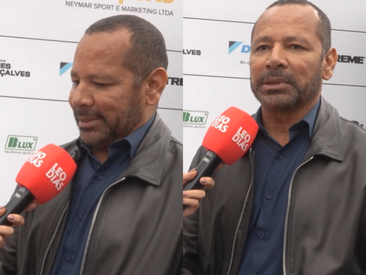 Neymar Pai conversou com a reportagem do Portal LeoDias sobre a renovação do craque com o Santos / Reprodução 