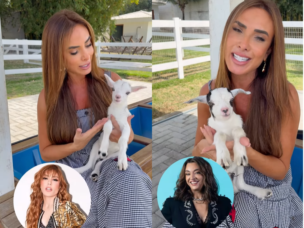Reproução Instagram Nicole Bahls/ montagem 