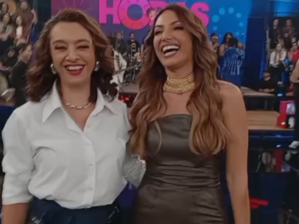 Patrícia Poeta e Cátia Fonseca revelam amizade no “Altas Horas” e trocam declarações