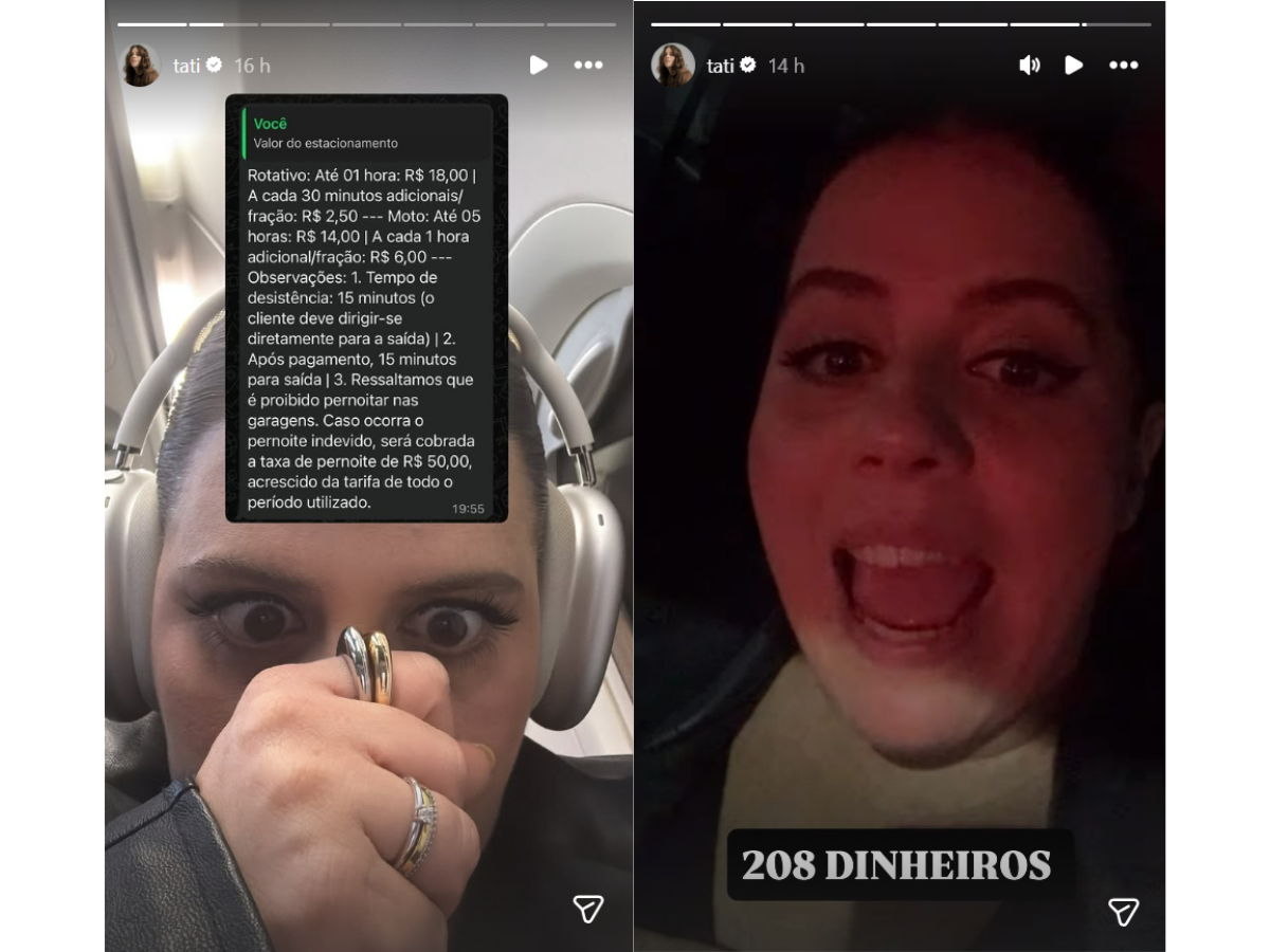 Reprodução Instagram Tati Machado/ montagem 
