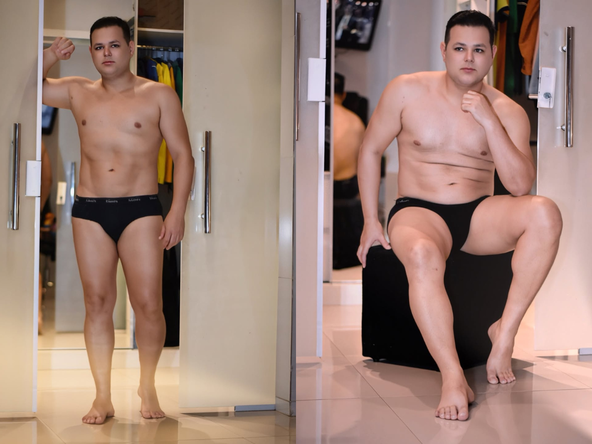 Reprodução Instagram Chrystophe Divino/ montagem Reprodução Instagram Chrystophe Divino/ montagem