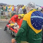 Queda de raio deixa mais de 70 feridos em ato de Nikolas Ferreira em Brasília