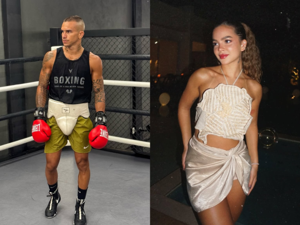 Beijo de comemoração! Mel Maia celebra vitória do namorado boxeador em luta