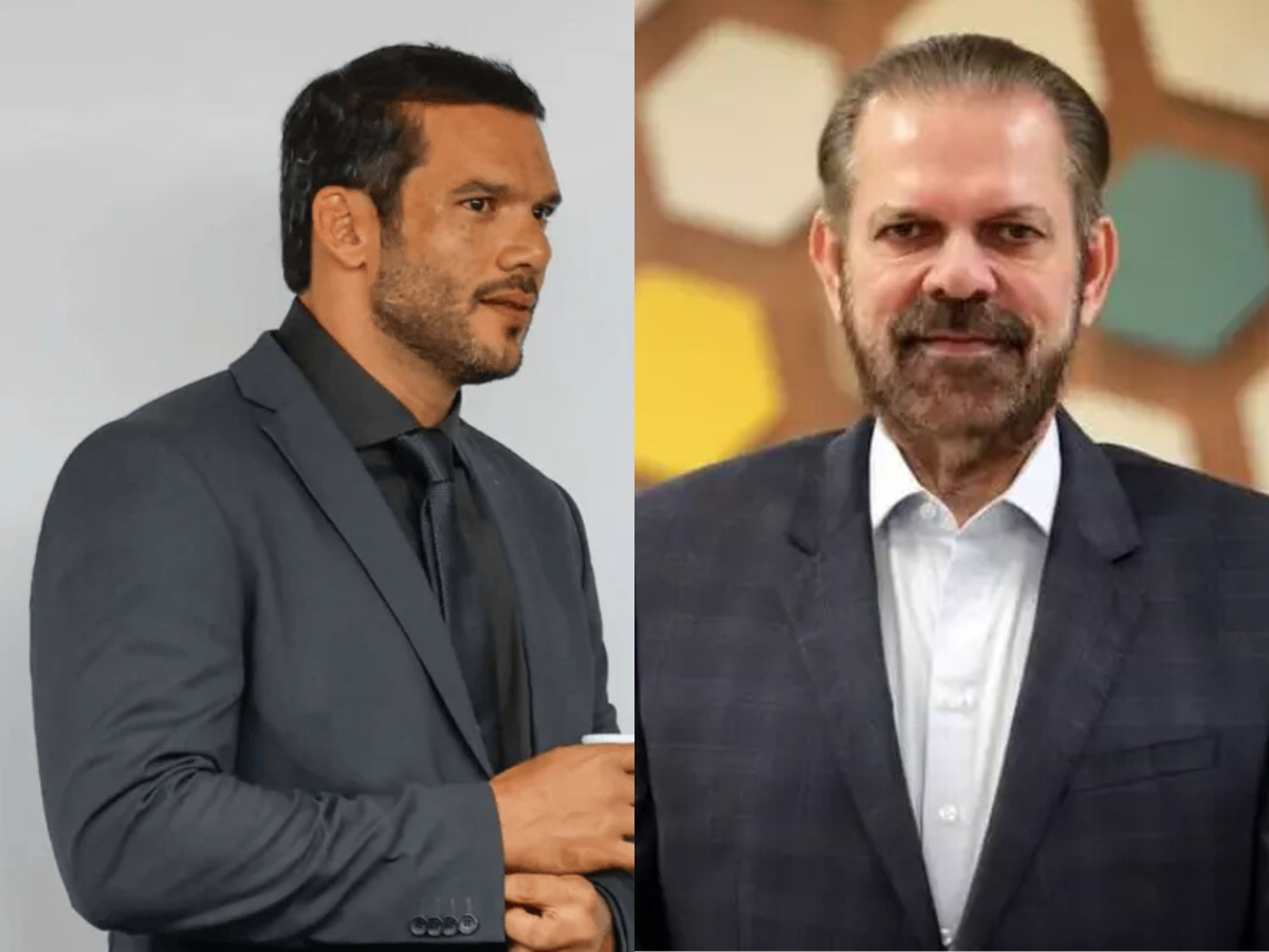 Samir Xaud e Reinaldo Carneiro são candidatos cotados à presidência da CBF / Reprodução