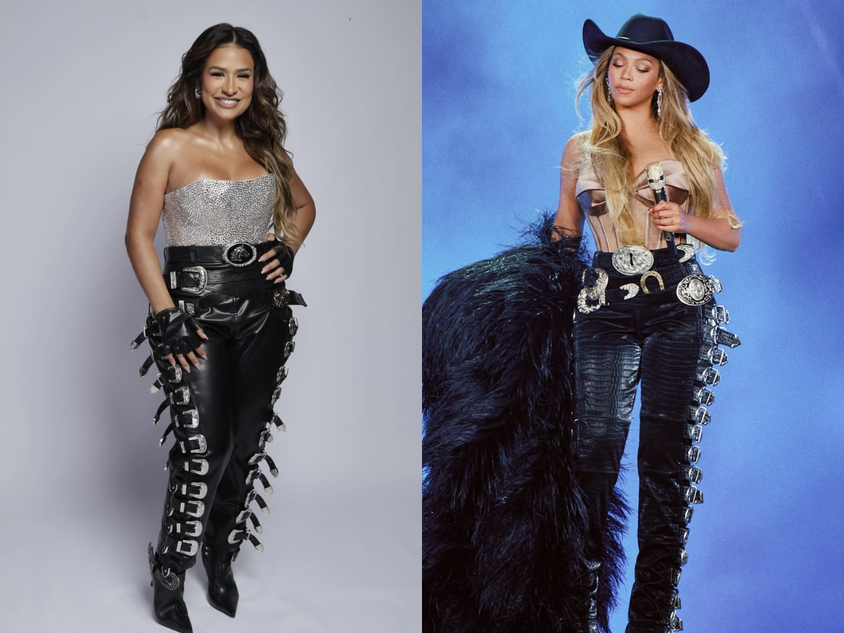 Reprodução Instagram Simone Mendes e Beyoncé/ montagem Reprodução Instagram Simone Mendes e Beyoncé/ montagem