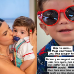 Sthefany Brito relata acidente doméstico do filho caçula que o fez ficar internado