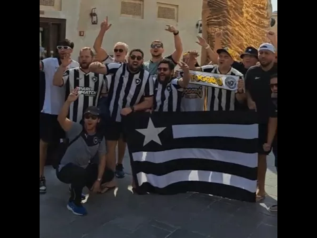 Torcida do Botafogo no Catar (Bruno Braz/UOL)