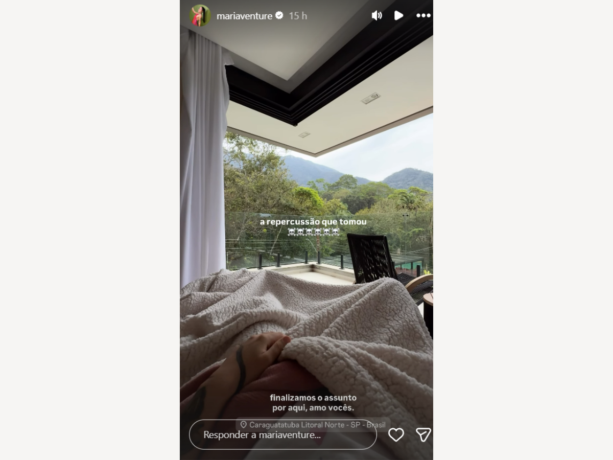 Reprodução Instagram Maria Venture 