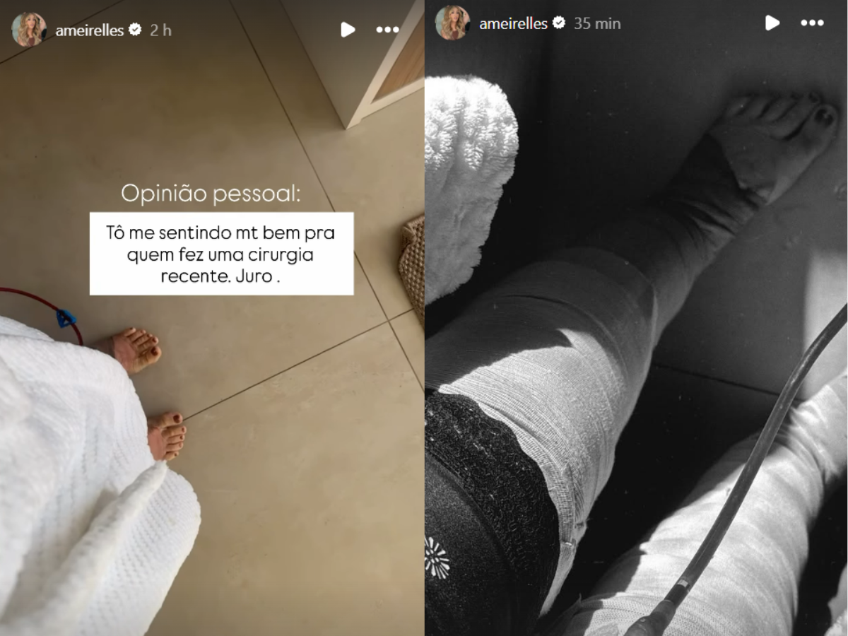 Reprodução Instagram Amanda Meirelles/ montagem 