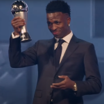 Vinícius Júnior é eleito o melhor jogador do mundo pela FIFA