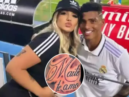 Brasileiro, ex-Real Madrid, descobre que filha não é sua após tatuar o nome da bebê