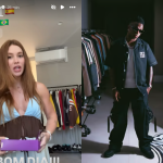 Que roupas são essas? Em Madrid, Virginia grava vídeo no closet de Vinicius Jr.