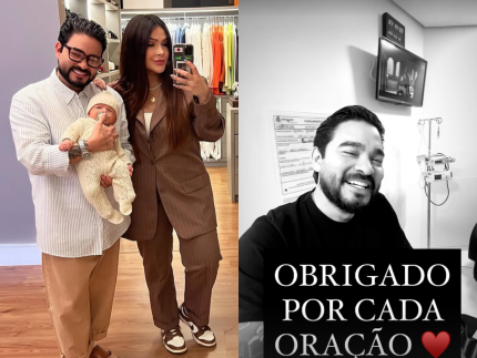 Yudi Tamashiro celebra sucesso da cirurgia do filho e anuncia alta hospitalar