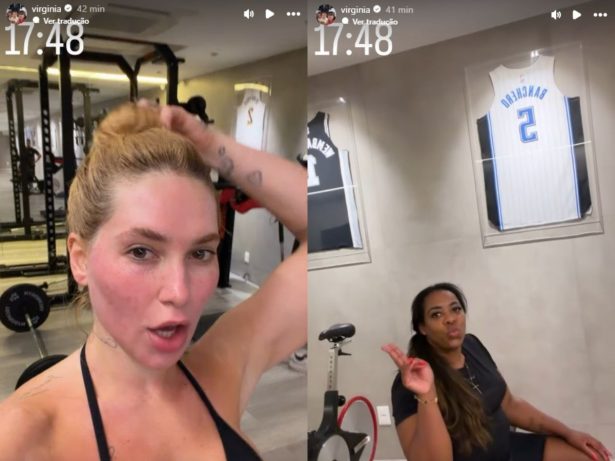Virginia Fonseca compartilha vídeo treinando ao lado da sogra: “Tem que respeitar”