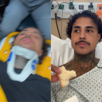 MC Livinho perfura pulmão e fere dedo em acidente de moto; internado, ele dá detalhes
