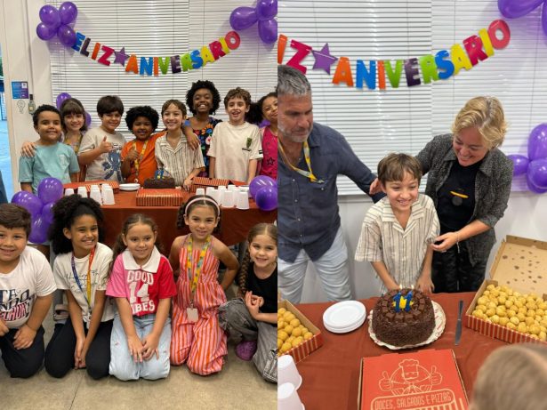 Samir de “Êta Mundo Melhor!” ganha festa surpresa nos bastidores da novela