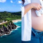 Mulher dá à luz em Fernando de Noronha, onde partos programados são restringidos desde 2004