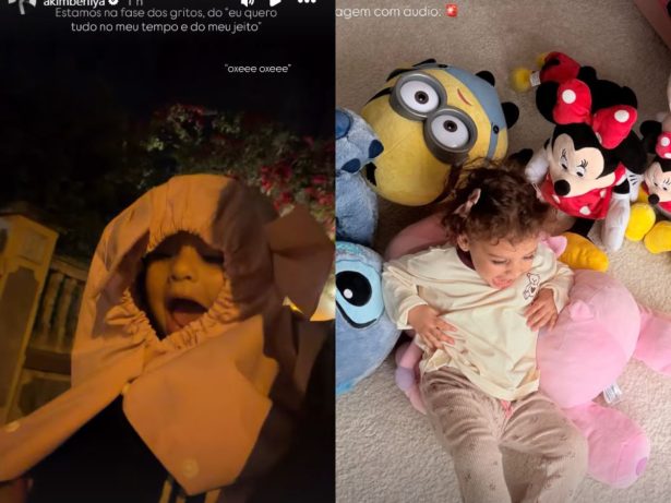 Kimberlly desabafa sobre nova fase de Helena, filha com Neymar, e brinca: “Tenho uma sirene”