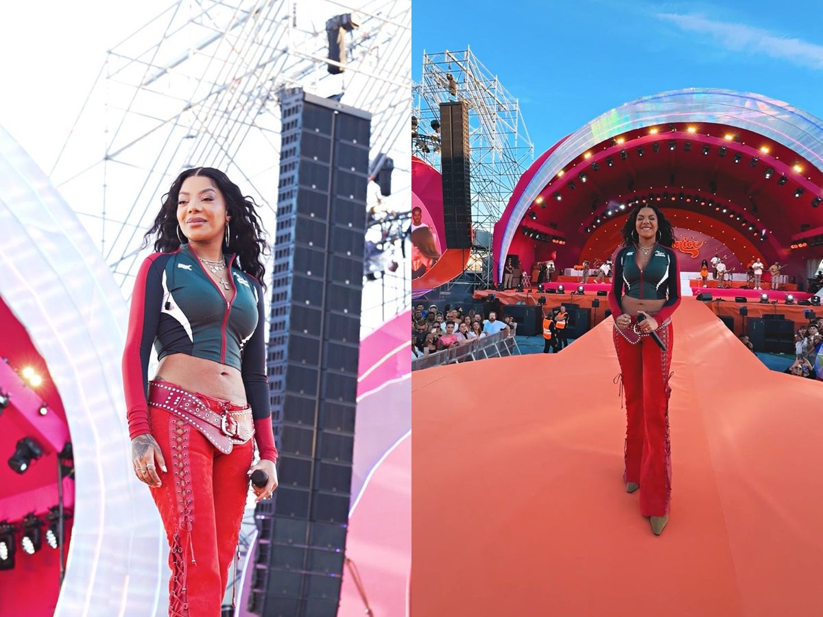 Na tarde deste sábado (28/09), mais de 15 mil pessoas estiveram no Estádio do Restelo, em Portugal, para assistir ao show de Ludmilla com sua turnê Numanice (Imagens: Camila Hage)