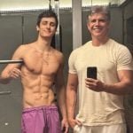 Que saúde, ein?! Filho mais velho de Márcio Garcia exibe corpo trincado