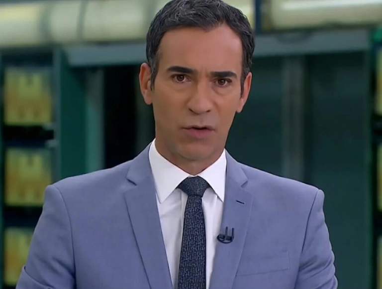 Globo tem falha técnica durante ao vivo e vaza conversa de César Tralli com diretor