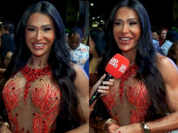 Gracyanne Barbosa volta à União da Ilha e confessa: “O samba tem poder de cura”