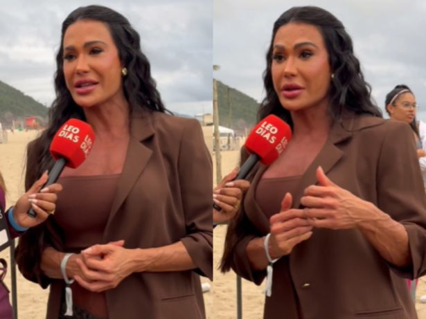 Gracyanne diz que sua mãe passou mal ao saber de separação com Gabriel Cardoso