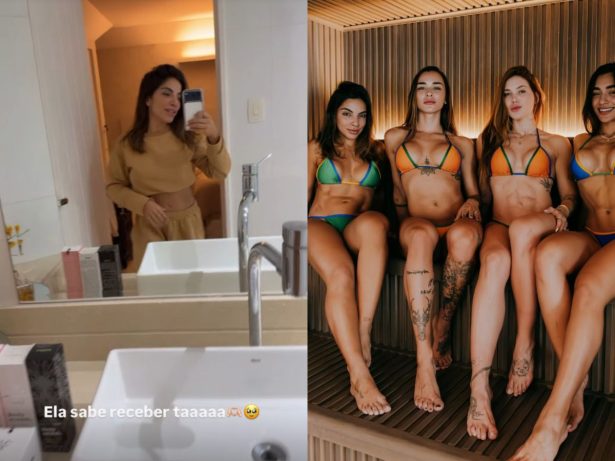 Casa cheia! Virginia Fonseca recebe amiga de Vini Jr. para curtir fim de semana