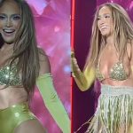 Em show na Polônia, Jennifer Lopez perde saia e reage com bom humor