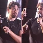Cupido dos palcos: Gustavo Mioto liga para ex de fã e rola paquera ao vivo em show