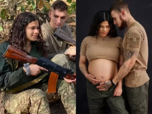 Brasileiros que se conheceram na guerra da Ucrânia têm filho e planejam voltar ao combate