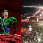 Lady Gaga reúne 2,1 milhões de pessoas em Copacabana, aponta prefeitura