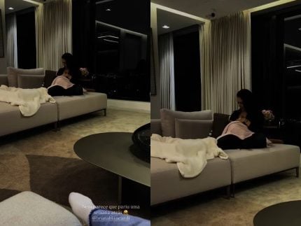 Bruna Biancardi é filmada amamentando Mel e recebe elogio: “Nem parece que pariu”