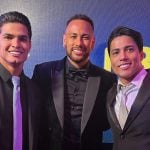 Jonatha & Cristiano impressionam convidados em show no Leilão Beneficente de Neymar