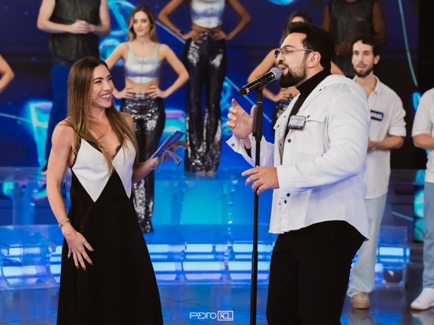 Henrique Casttro encanta Patrícia Abravanel no “Programa Silvio Santos” e repercute nas redes