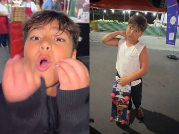 Filho de Simone Mendes e Kaká Diniz fatura mais de R$ 3 mil reais vendendo brinquedos em feira