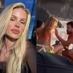 Yasmin Brunet é flagrada em clima de romance com empresário em Fernando de Noronha