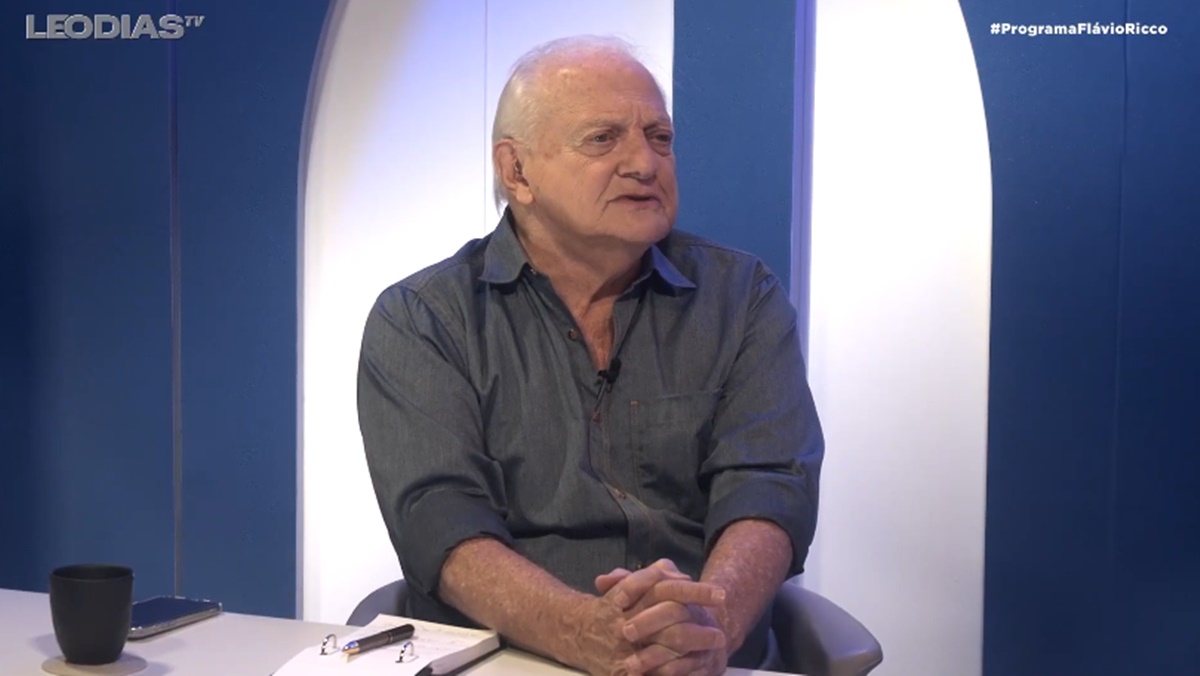 Apresentador João Kléber em entrevista ao "Programa Flávio Ricco" / LeoDias TV 