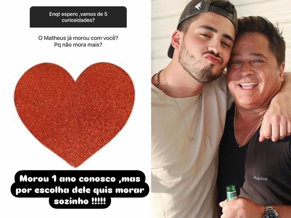 Poliana esclareceu as dúvidas de alguns seguidores sobre a escolha de Matheus de sair da casa do pai e da madrasta | Créditos: Reprodução (Instagram)