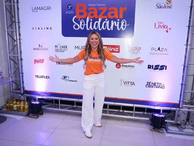 Natália Toscano celebra o sucesso da 3ª edição do Bazar Solidário em prol ao HCM