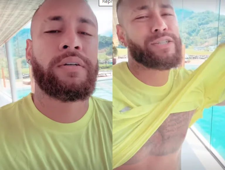“Chupa, hater”! Neymar se irrita com críticas ao corpo e debocha ao ser chamado de gordo