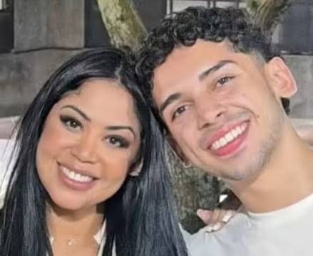 Gisele Nascimento e o filho, Israel, acusado de mater o tio Thiago de Mattos / Fotos: Redes sociais 