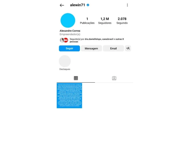Reprodução Instagram