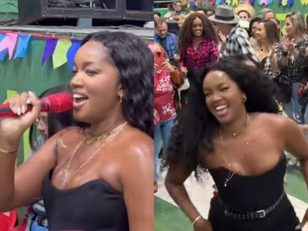 “Arraiá da Imperatriz”: Iza agita festa junina na quadra da Leopoldinense