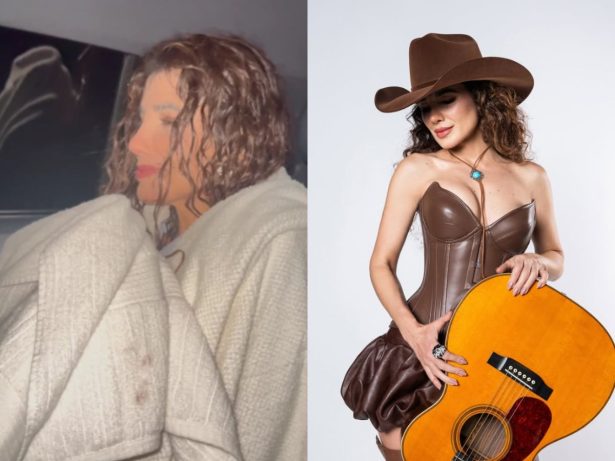 Paula Fernandes surge “congelando” nos bastidores da gravação do clipe da versão de hit de Adele